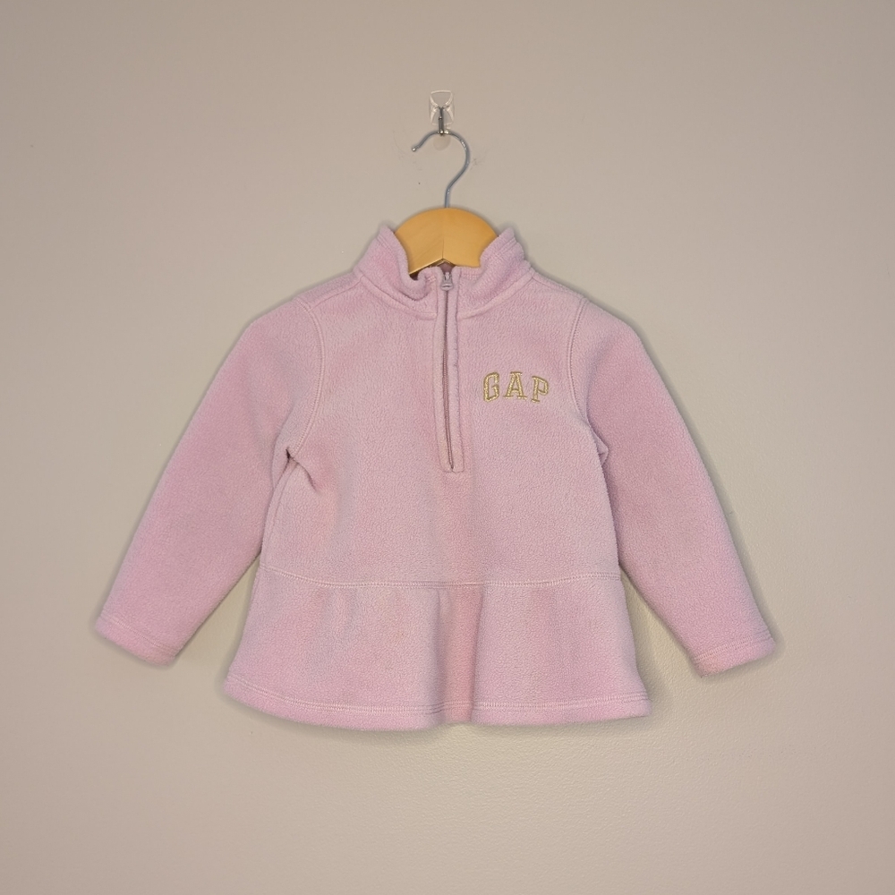 ❤️ 2 for 10 ❤️ Toddler Gap Logo Peplum Fleece Pullover